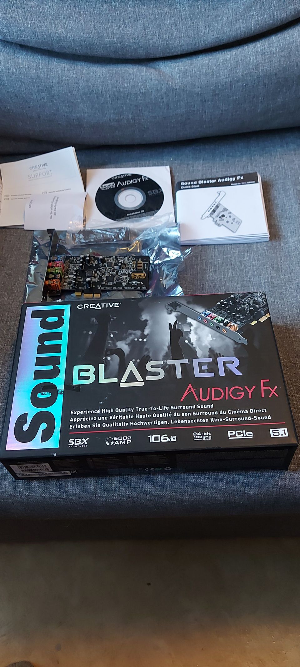 Sound blaster audigy fx