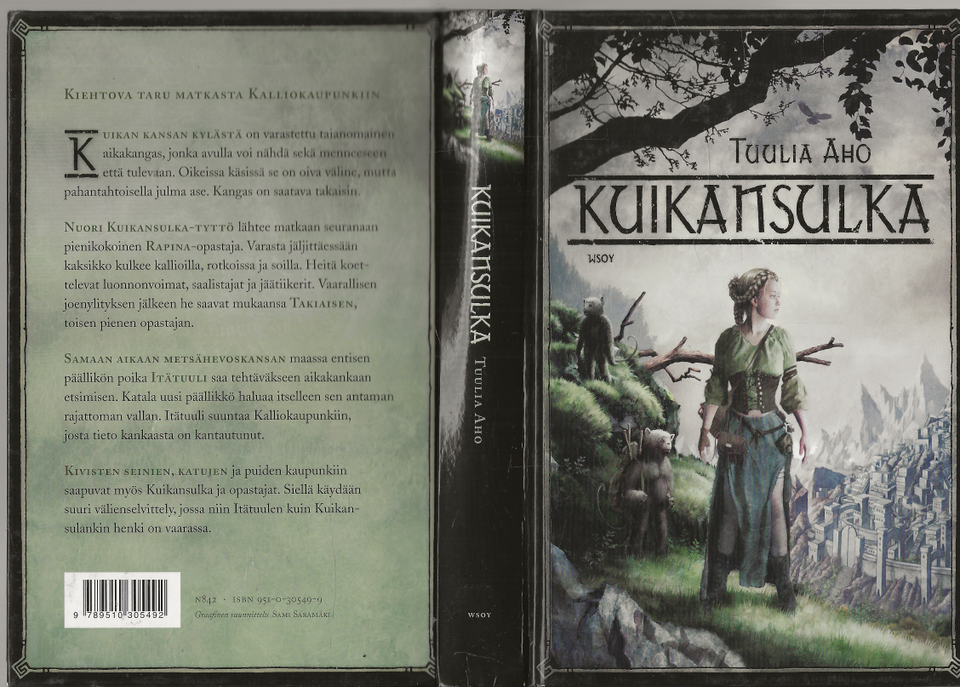 Tuulia Aho: Kuikansulka.  WSOY 2006.