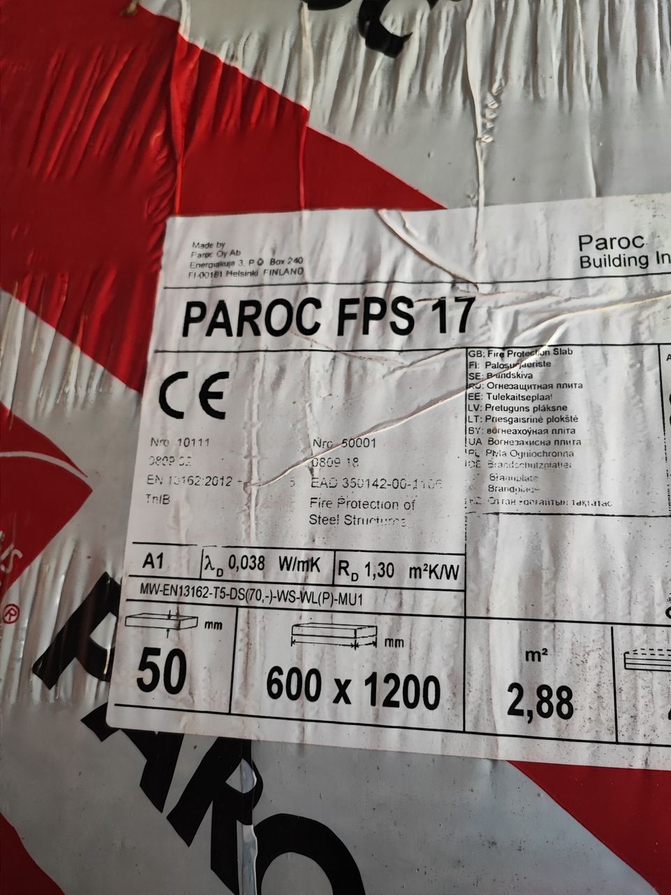 PAROC FPS 17 50mm