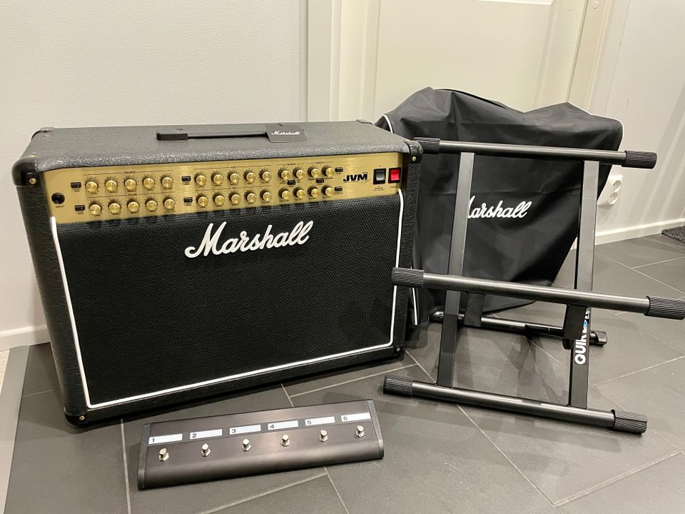 Marshall JVM410C + Teline + Huppu