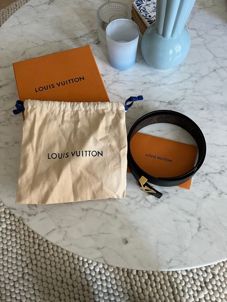 Louis Vuitton 30mm Reversible vyö 75 cm