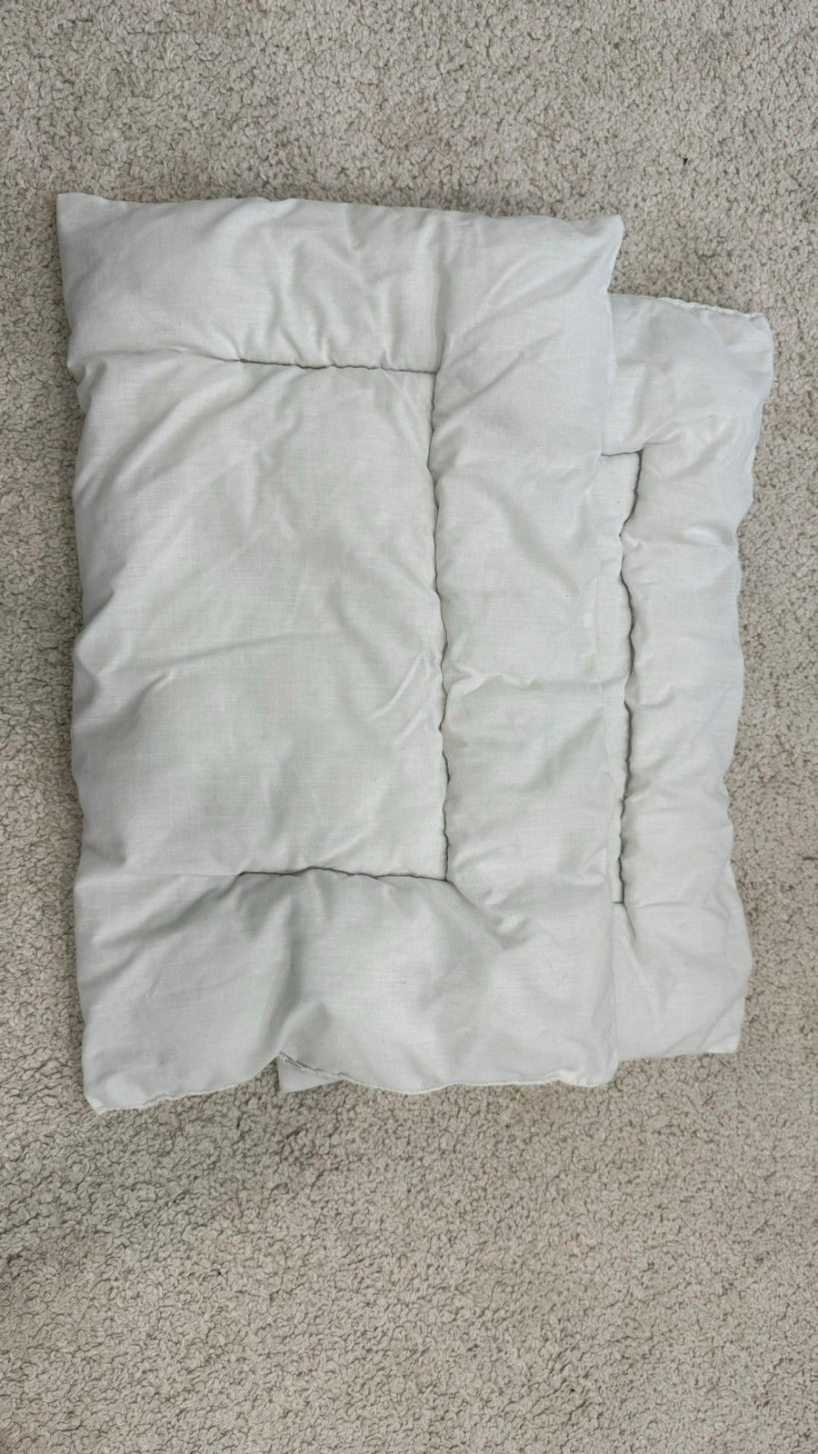 LEN Tyyny pinnasänkyyn, valkoinen, 35x55 cm