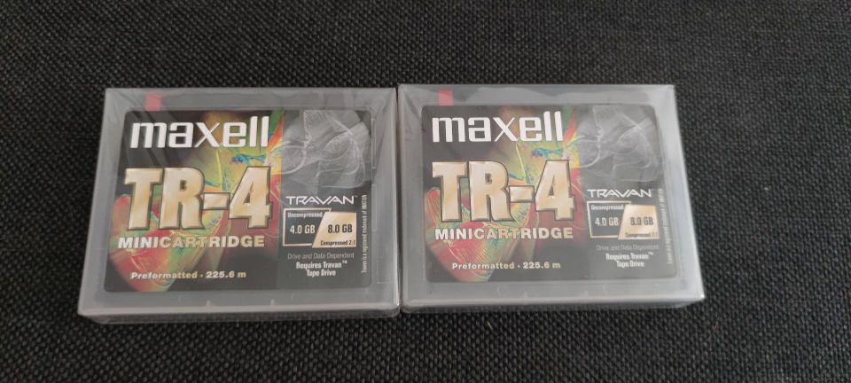 maxell tr-4 minicartridge 2kpl avaamattomia