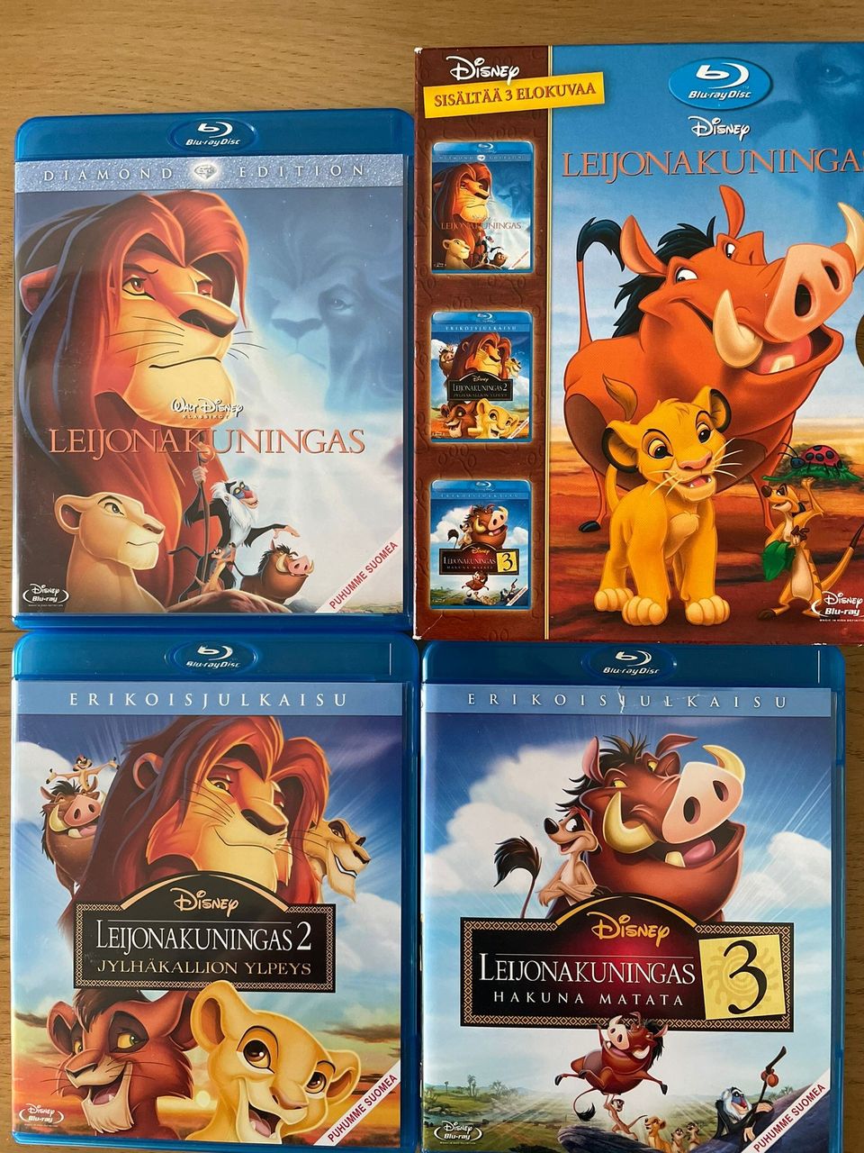 Leijonakuningas Blu-ray Boxi