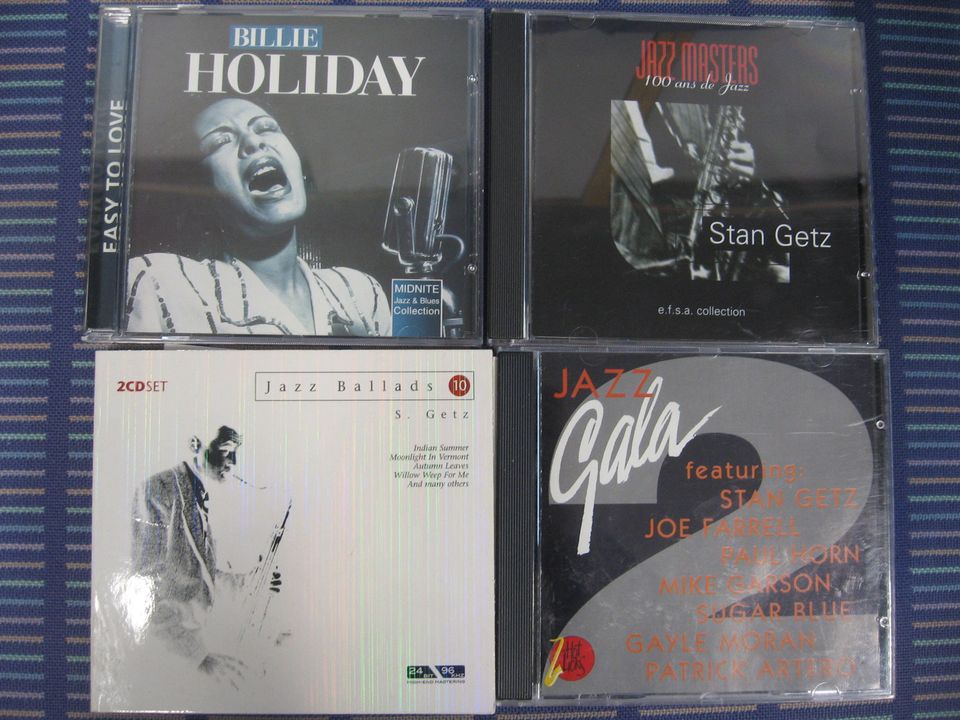 Billie Holiday, Stan Getz ja Jazz kokoelmia