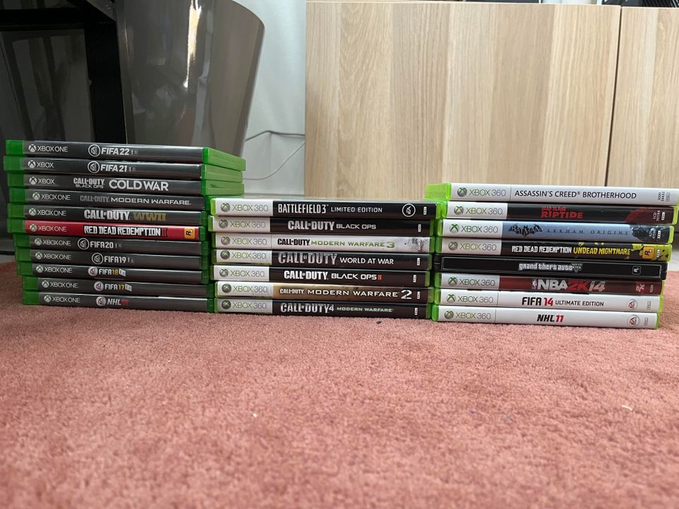 Xbox One ja Xbox 360 pelejä
