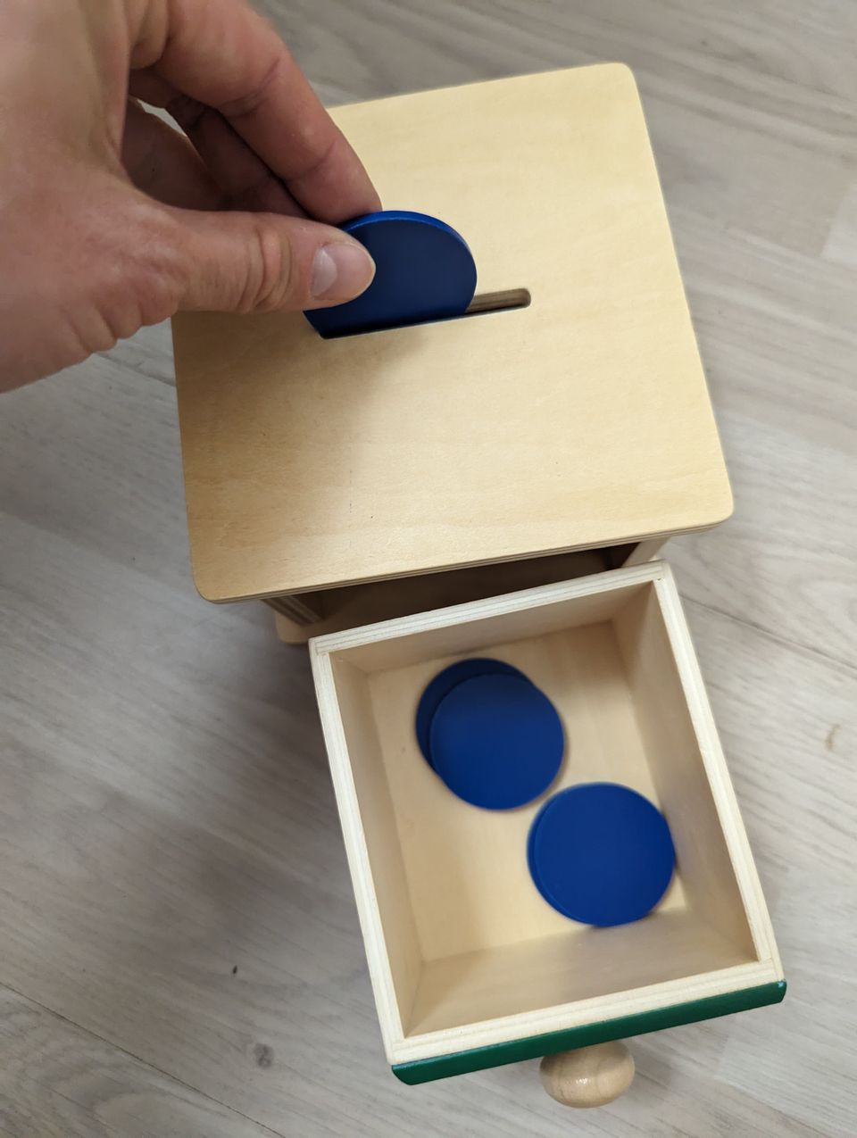 Box with coins
