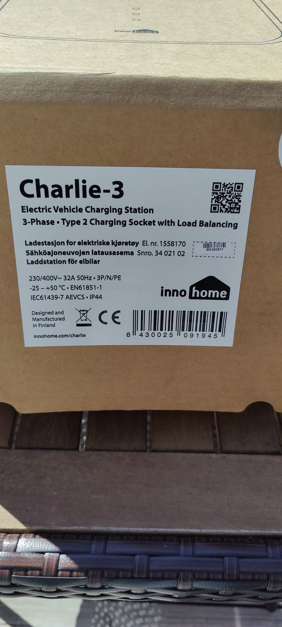 Charlie-3 latausasema