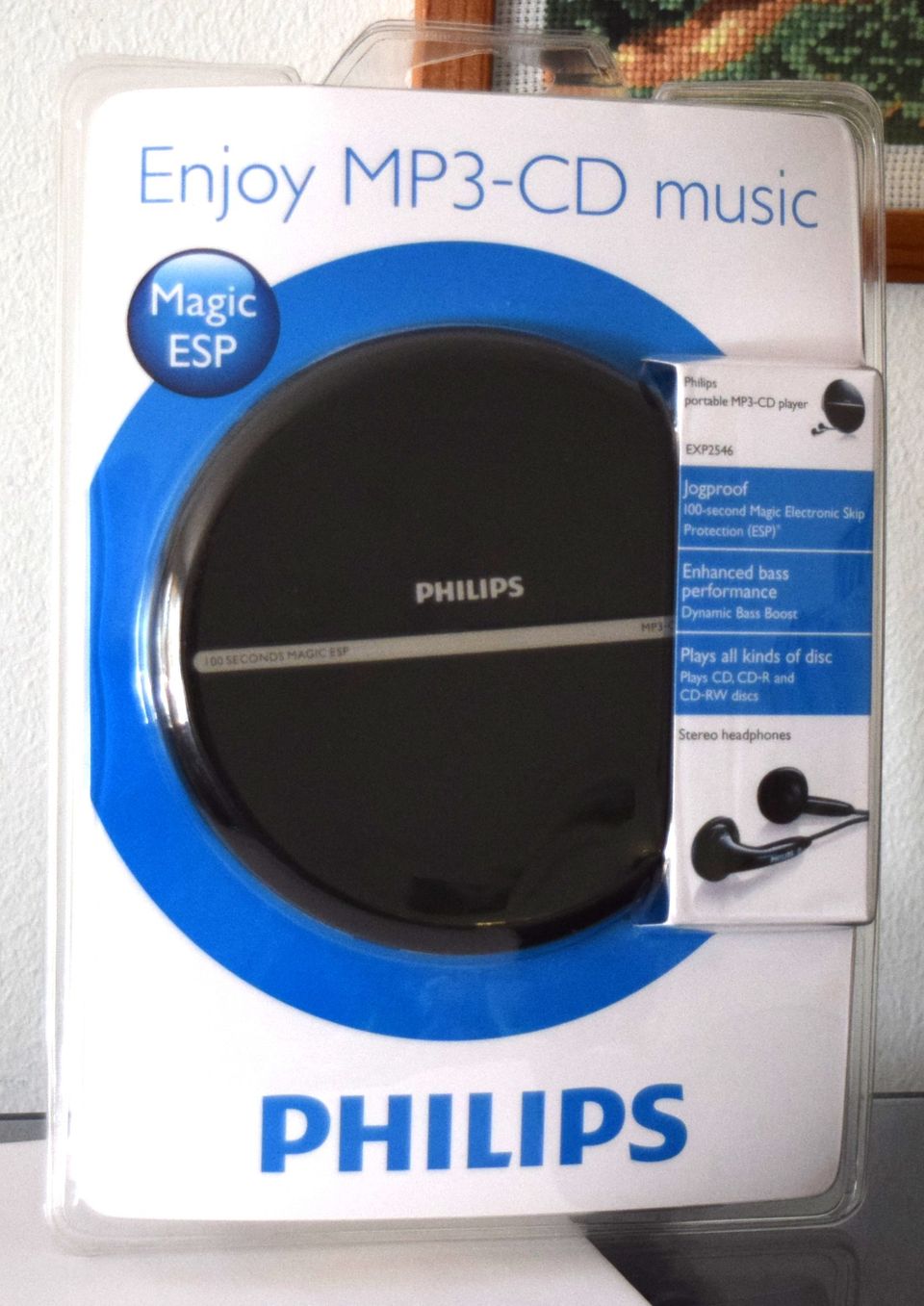 Philips MP3 CD Player EXP2546 uusi käyttämätön
