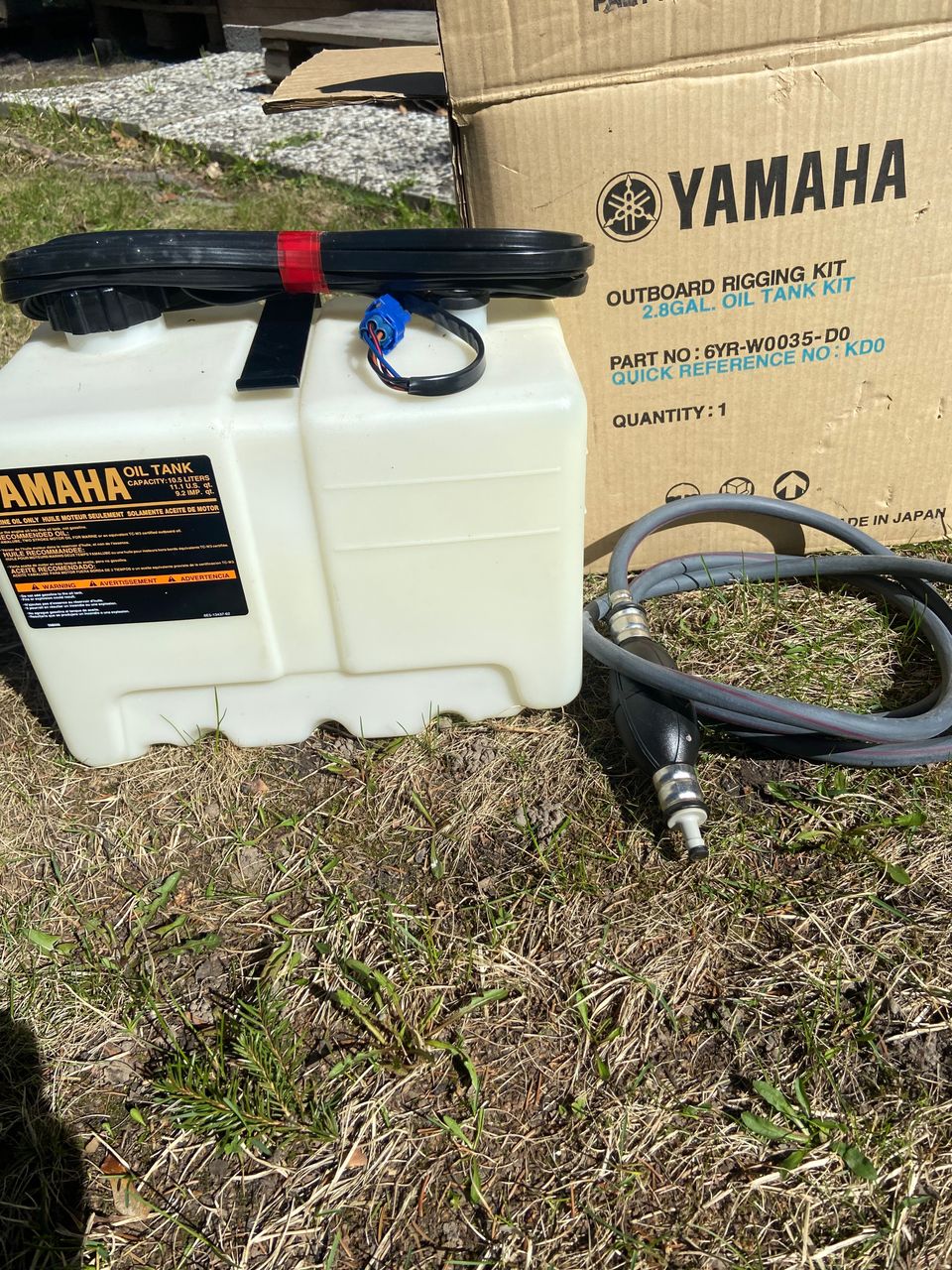 Yamaha oiltank