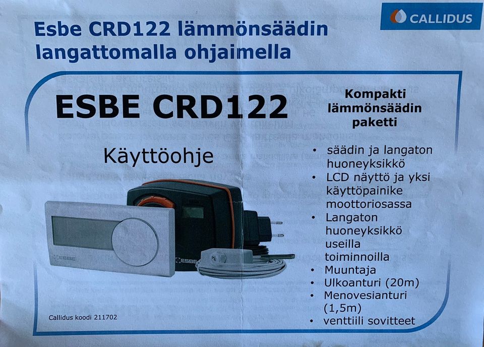 Esbe 122 lämmönsäädin