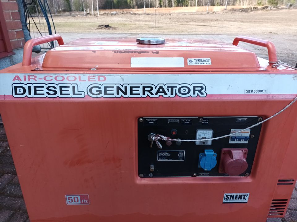 Diesel aggrekaatti 4,5kw