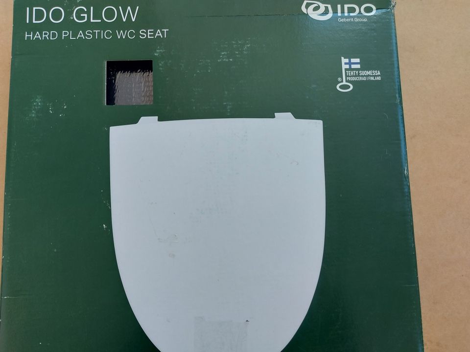 IDO Glow 91570 WC-istuinkansi, kova, soft close, musta