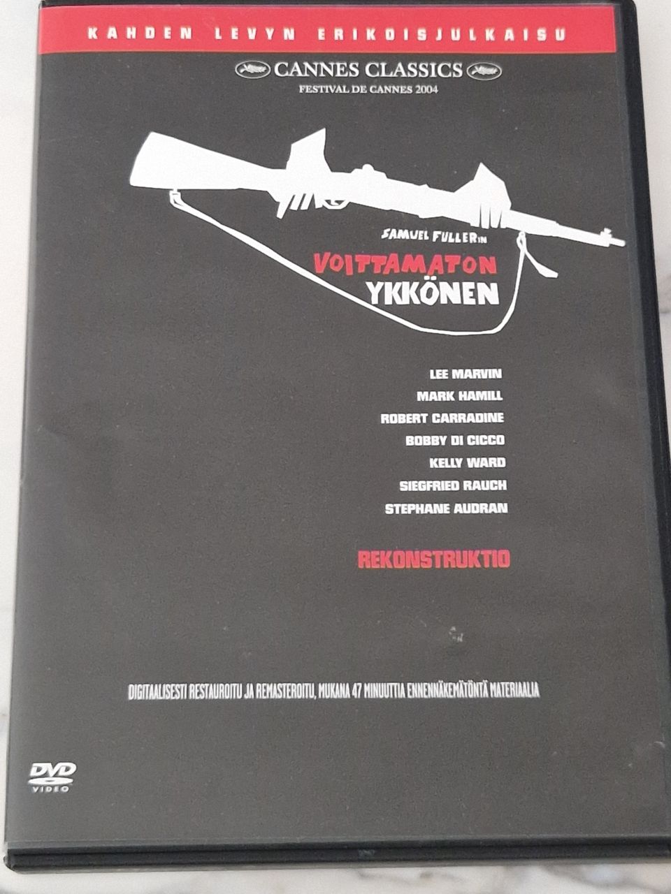 Voittamaton Ykkönen sotaelokuva. Erikoisjulkaisu 2 dvd