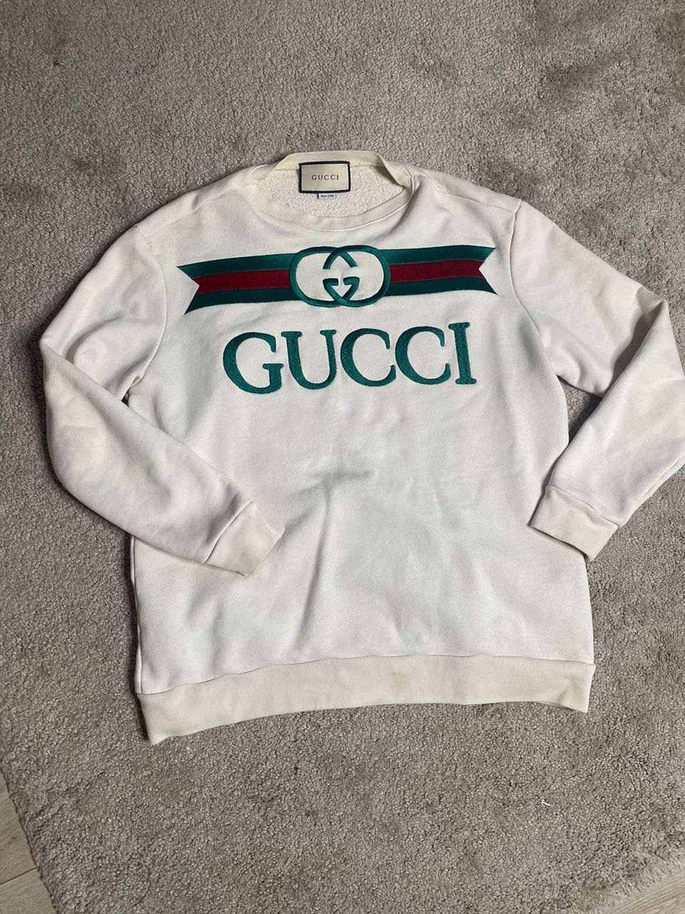 Gucci ss20 logo oversize sweater