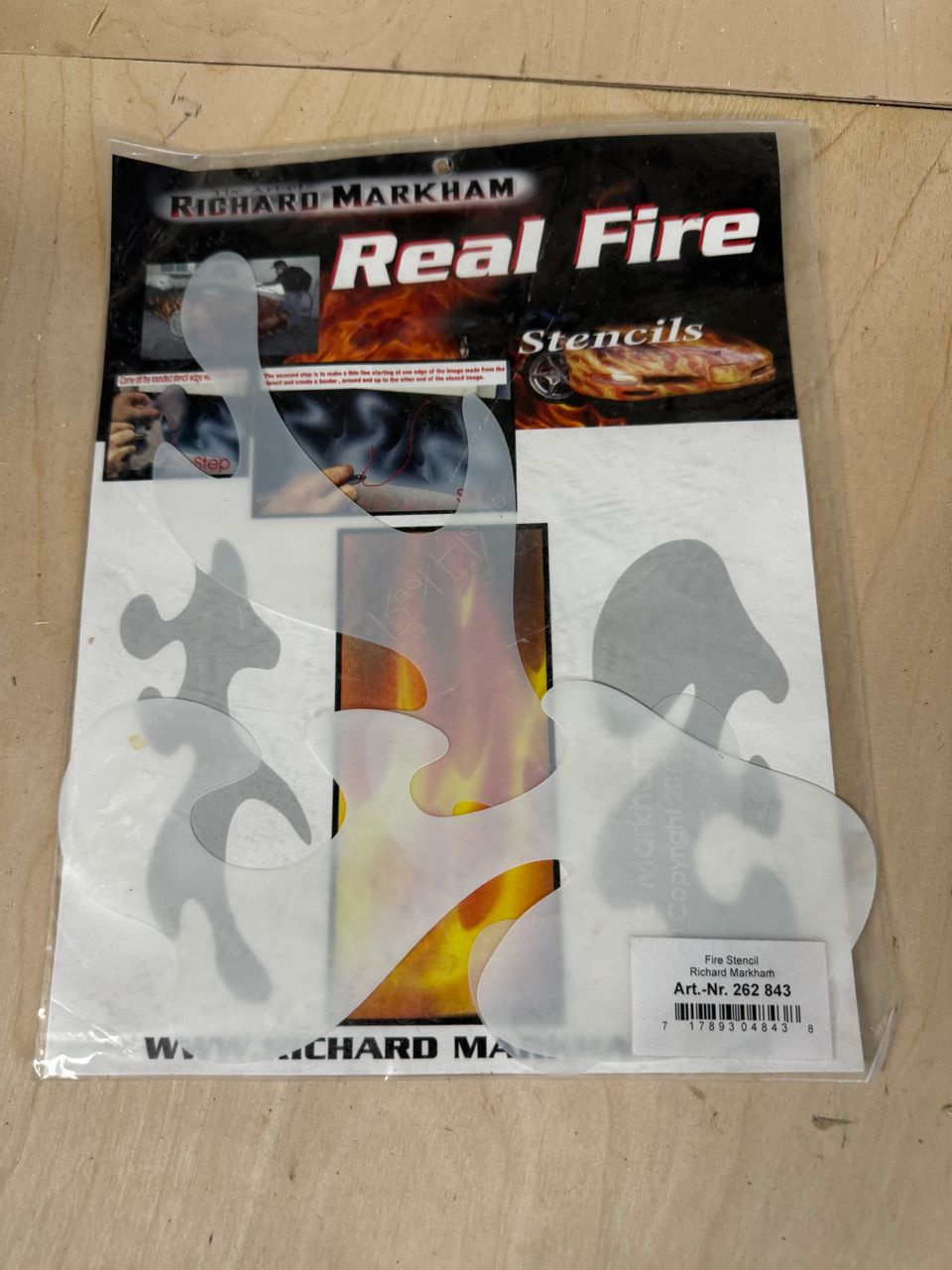 Kynäruiskumaalaussabluuna Real Fire