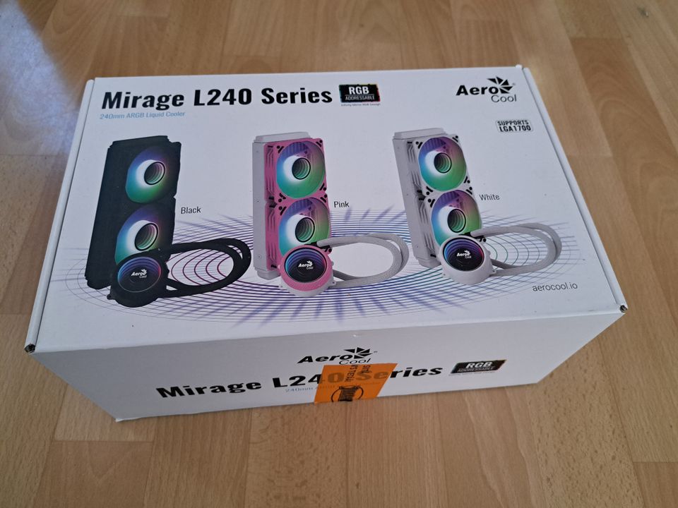 Aerocool Mirage L240 AIO 14.2.2024 ostettu ja 2v takuu