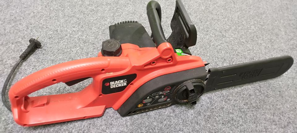 Sähkö moottorisaha, Black&Decker 1800W, hyvä kunto