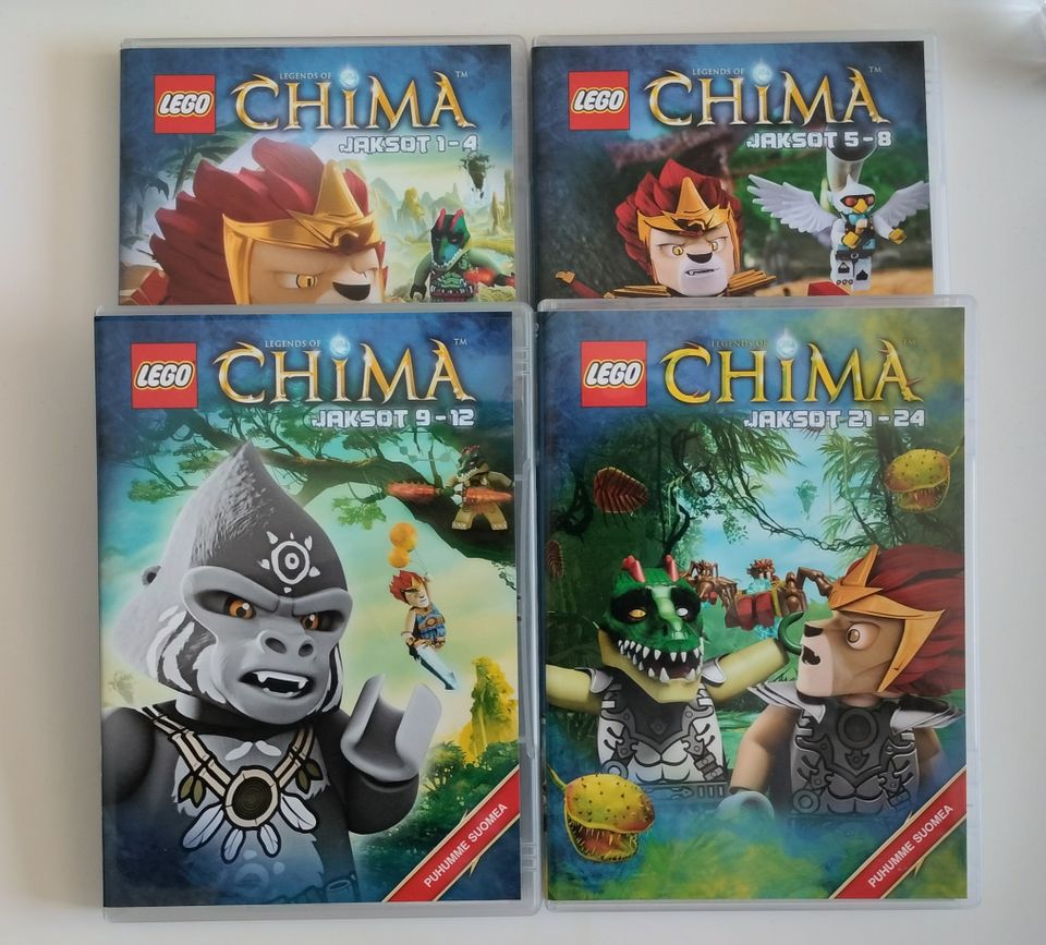Lego Chima DVD 4 kpl