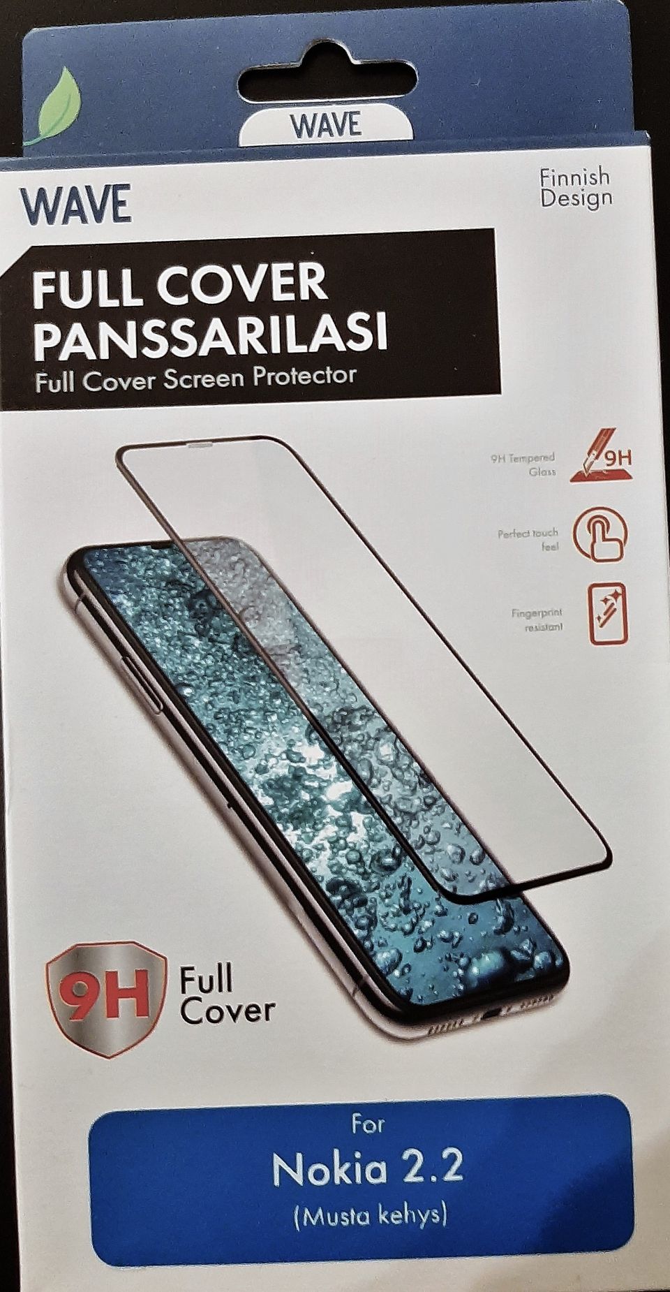 Uusi Wave Full Cover Panssarilasi Nokia 2.2