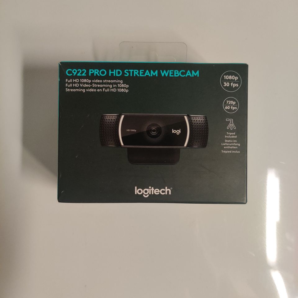 Logitech C922 Pro Stream WebcamUSB
