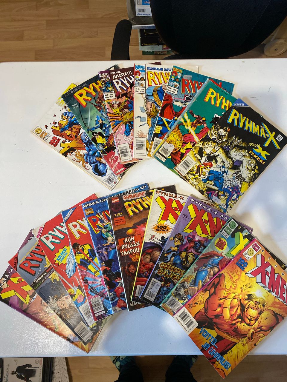 Marvel sarjakuvia (X-Men, Mega Marvel, Wolverine yms.)