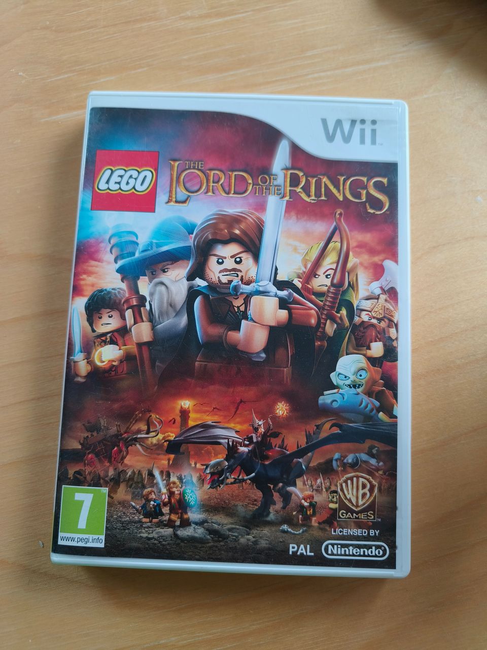 Nintendo Wii Lord of the rings peli