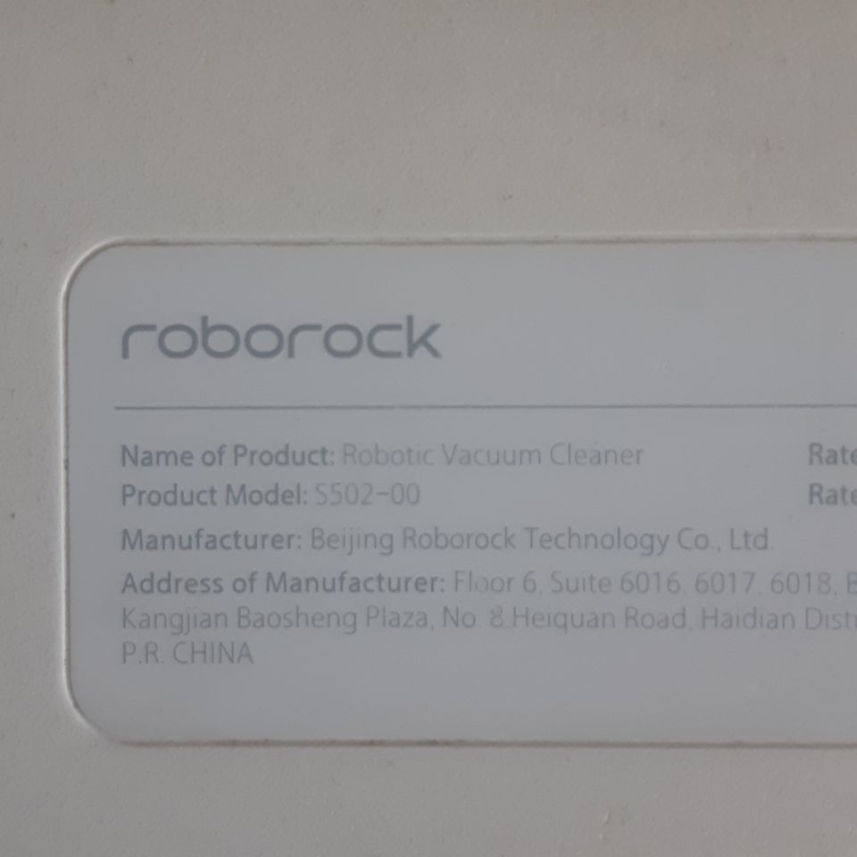 Roborock s502 robotti imuri