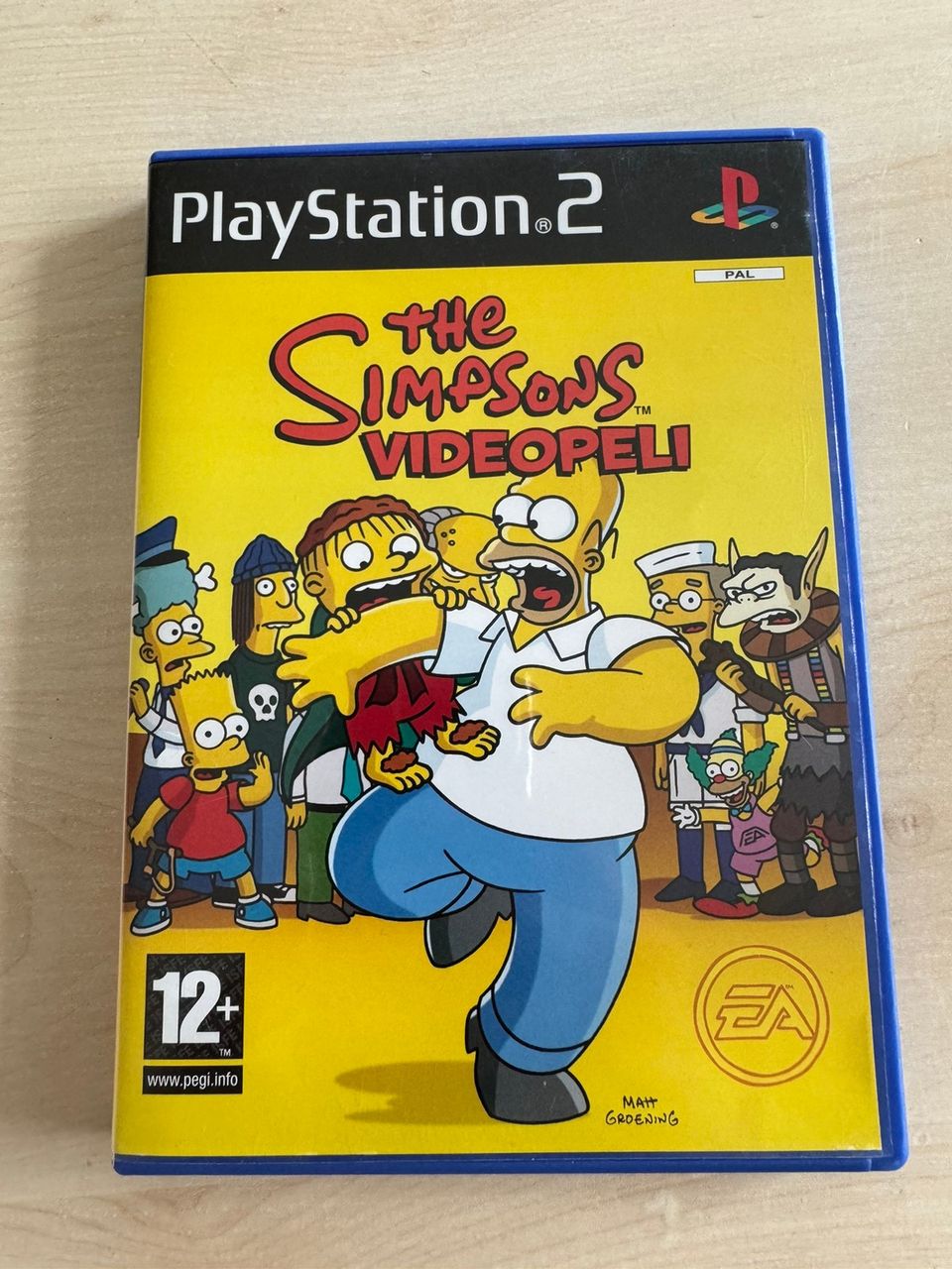 The Simpsons videopeli playstation 2:lle