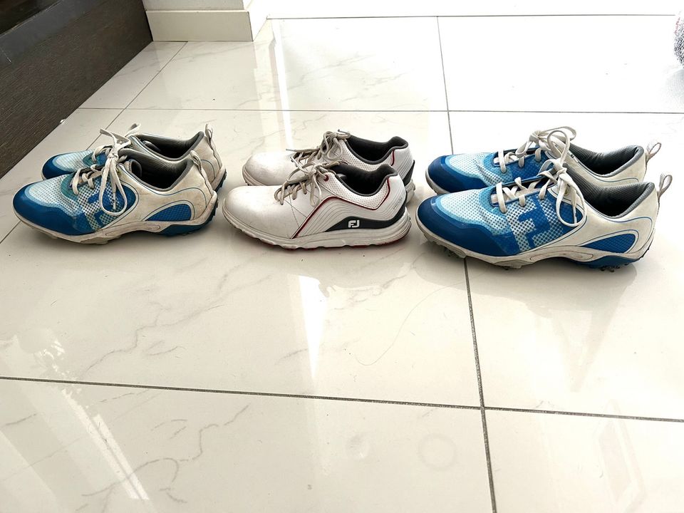 Junnujen vedenpitäviä FootJoy golfkenkiä 38, 36,5 & 34