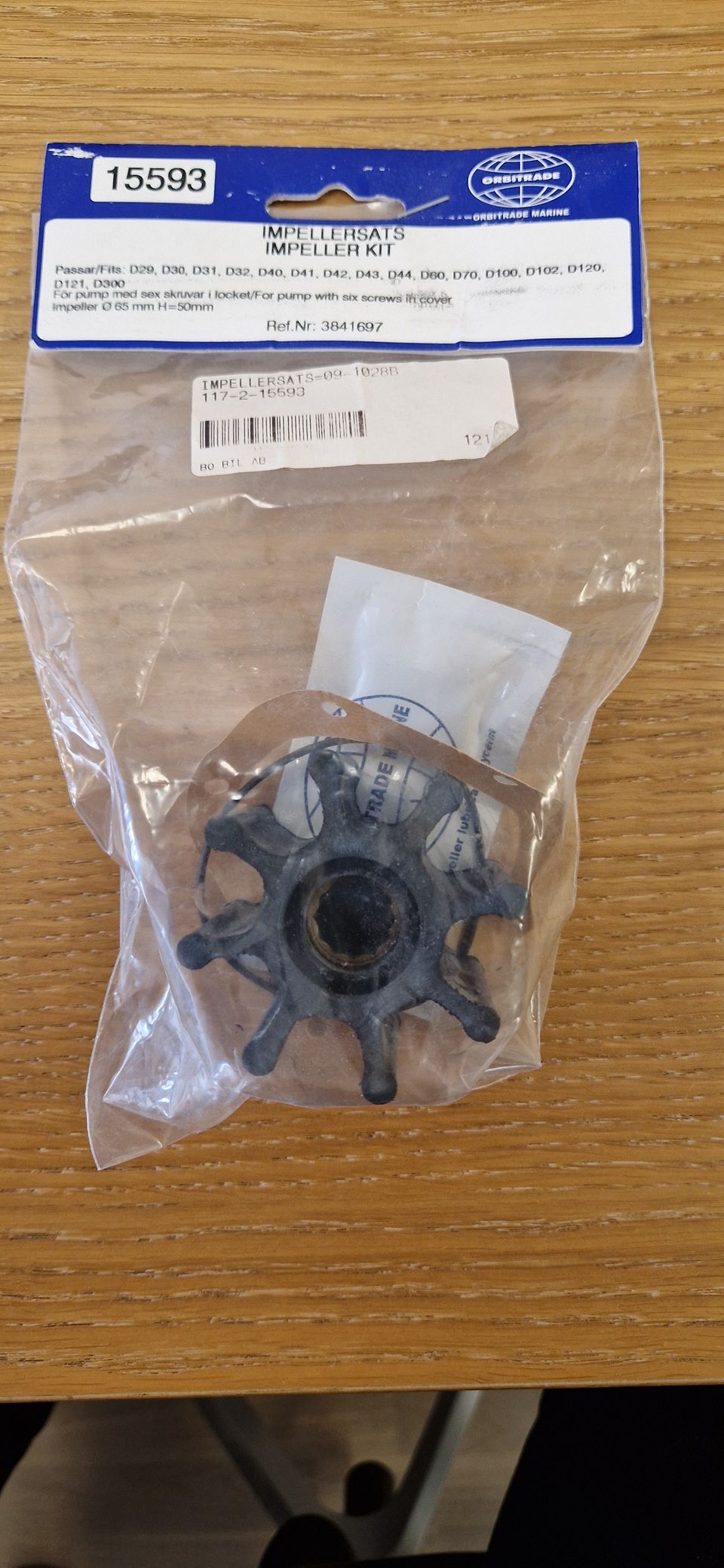 Impeller  Volvo, Yanmar