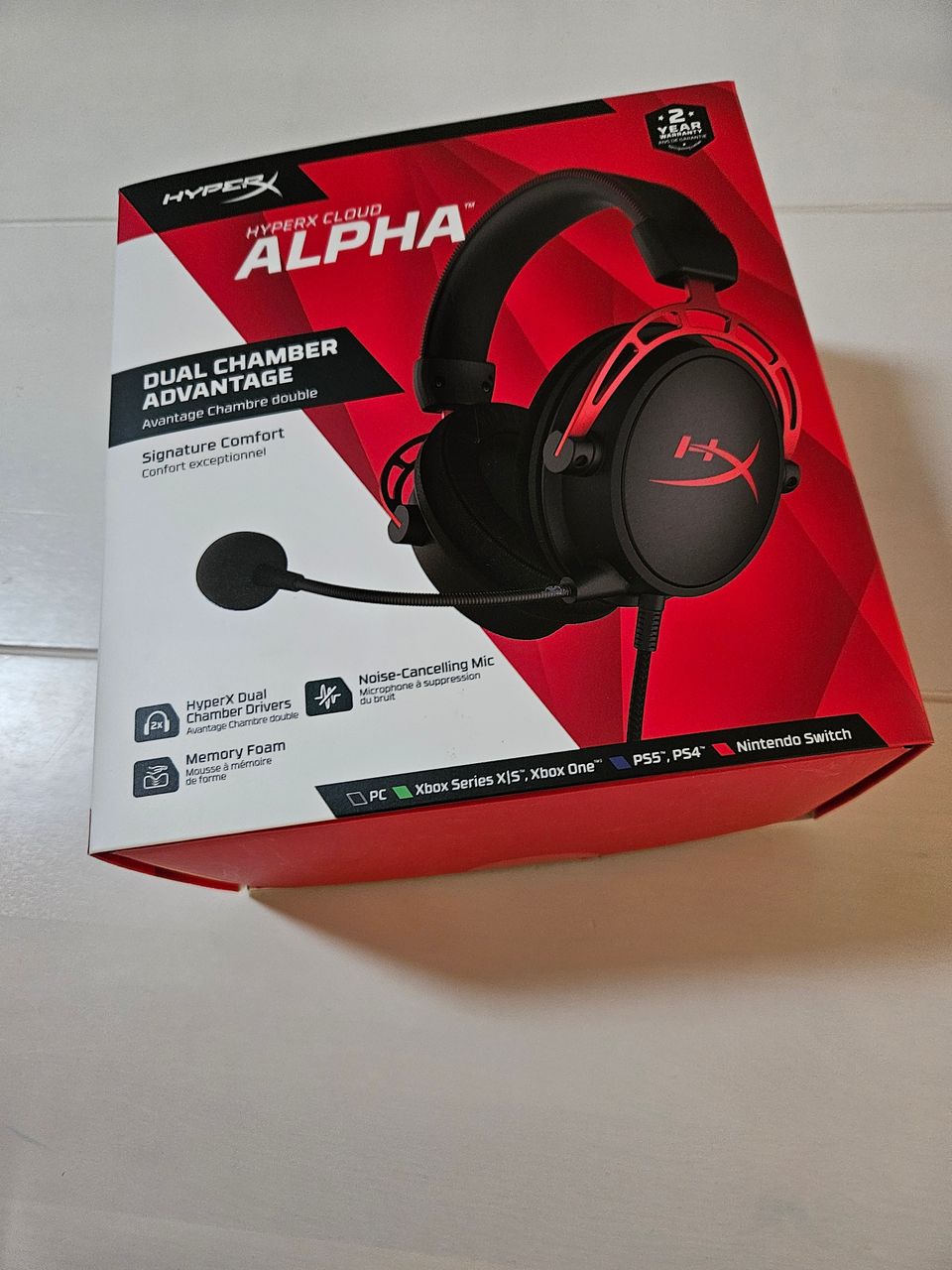 Hyper X Cloud Alpha pelikuulokkeet, uudenveroiset