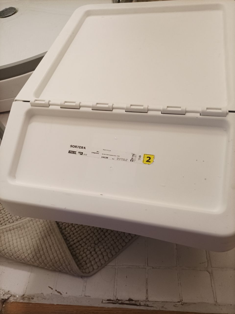 Ikea sortera 60 l laatikko