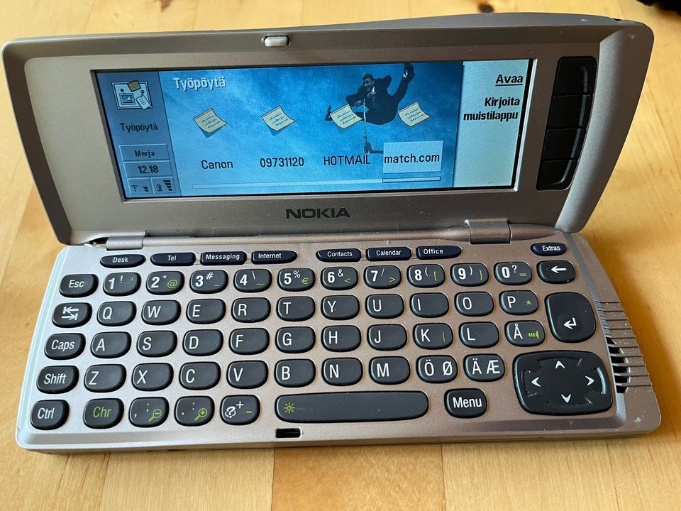 Hieno Nokia 9210 Communicator