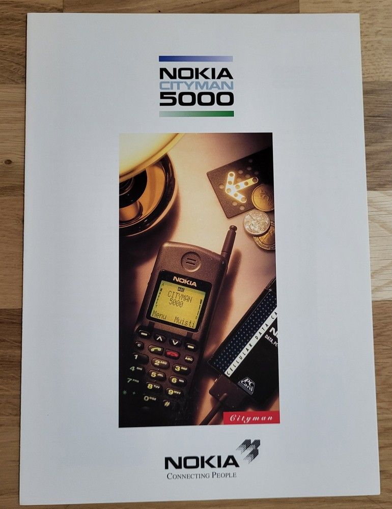 Nokia Cityman 5000 GSM kännykän esite