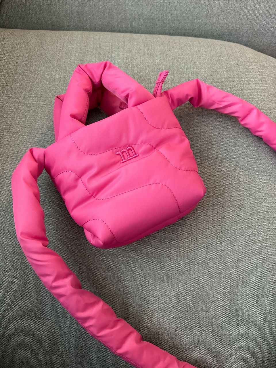 Marimekko Pillow mini Taifuuni, pink, olkalaukku