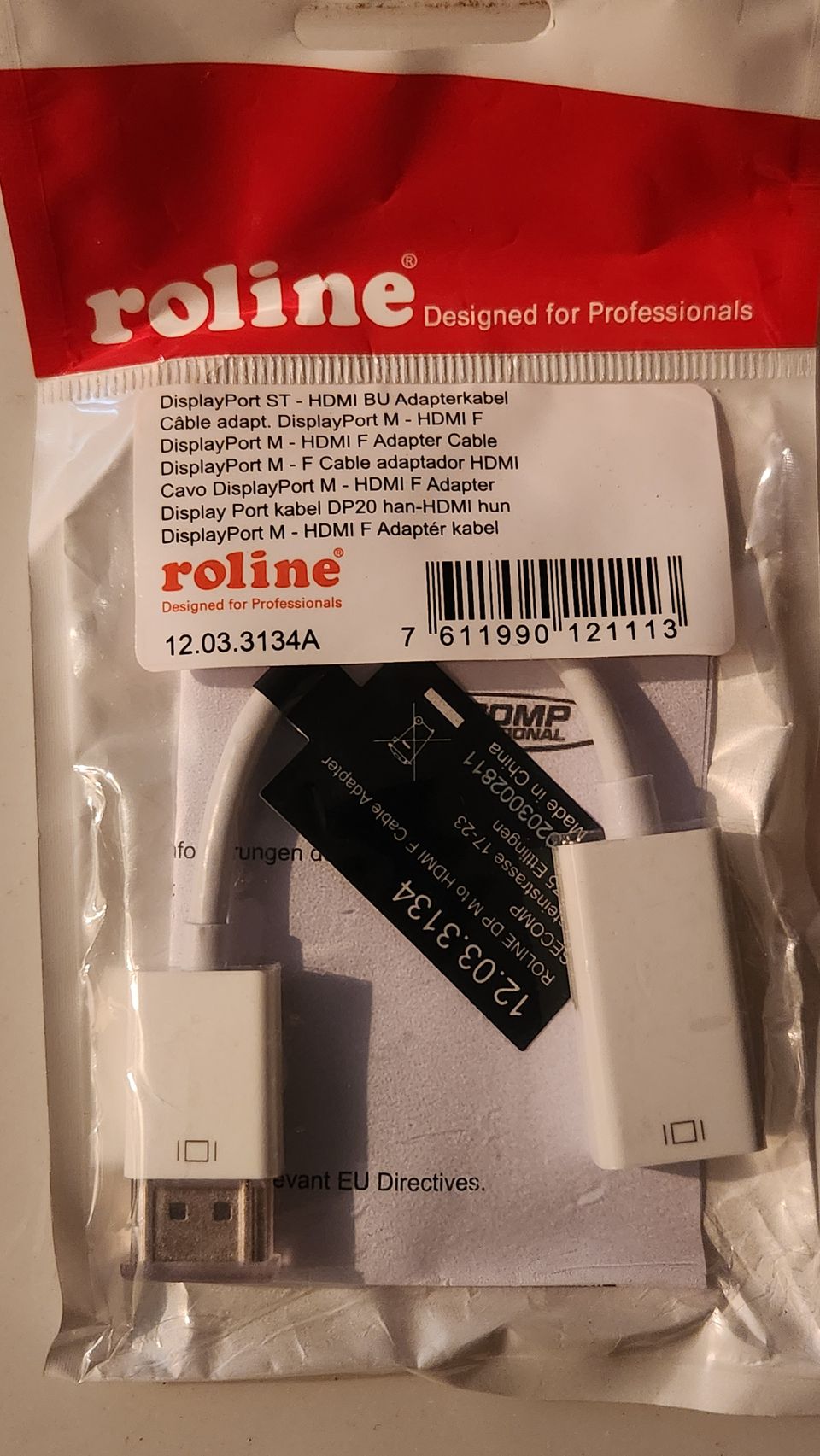 Roline DisplayPort-HDMI Adapter