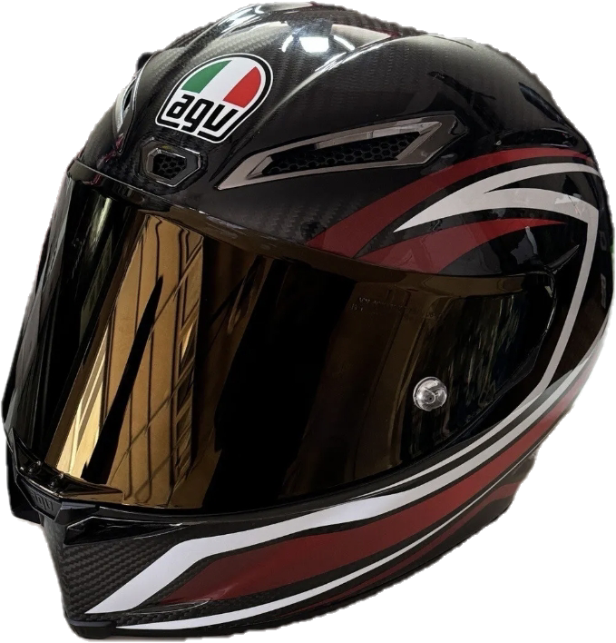 AGV CORSA R/PISTA R/PISTA GP RR,IRIDIUM-visiiri,"RACE 3",Gold