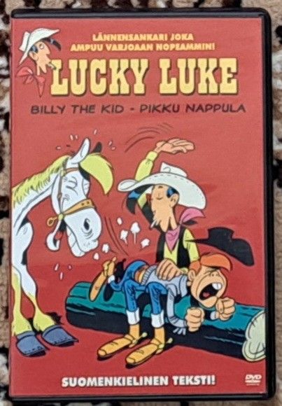 Lucky luke billy the kid pikku nappula dvd