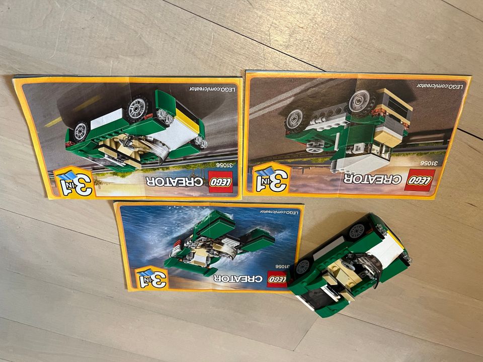 Lego ajoneuvot 3in1