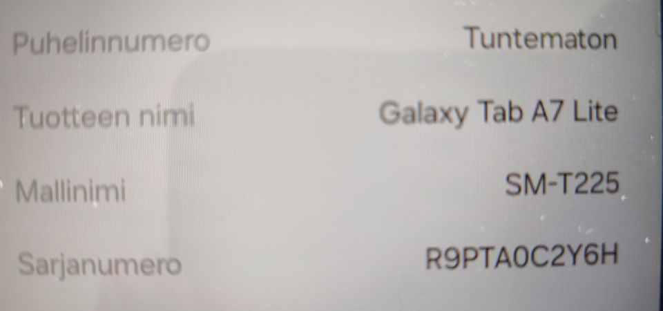 Samsung Galaxy A7 lite 4G