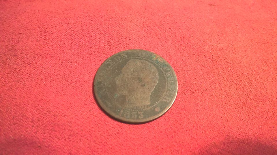 Ranska 10 centimes vuodelta 1853