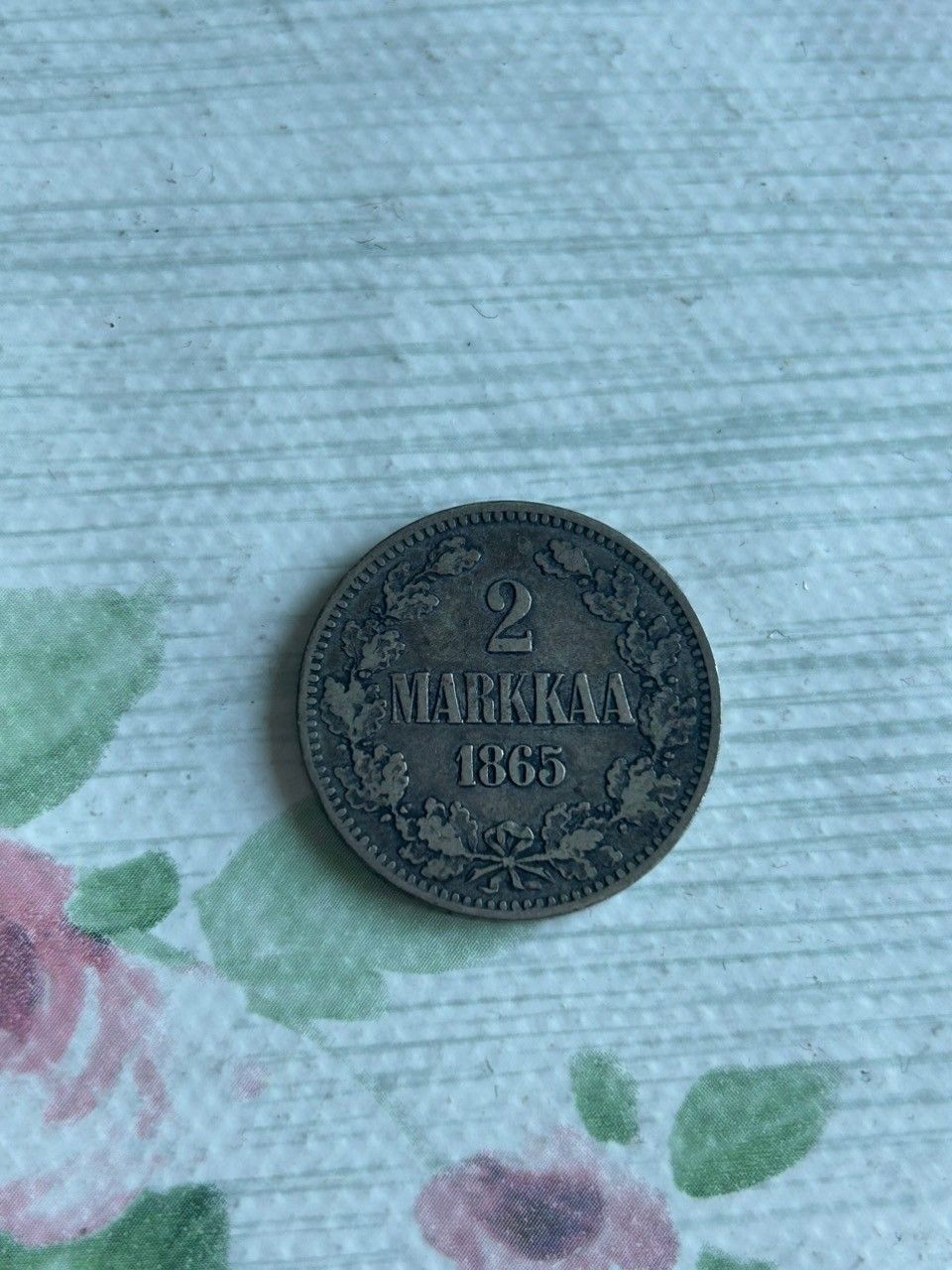 2 markkaa 1865 kolikko
