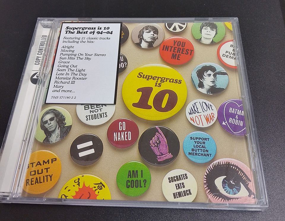 CD levy, Supergrass is 10 The Best Of 94-04