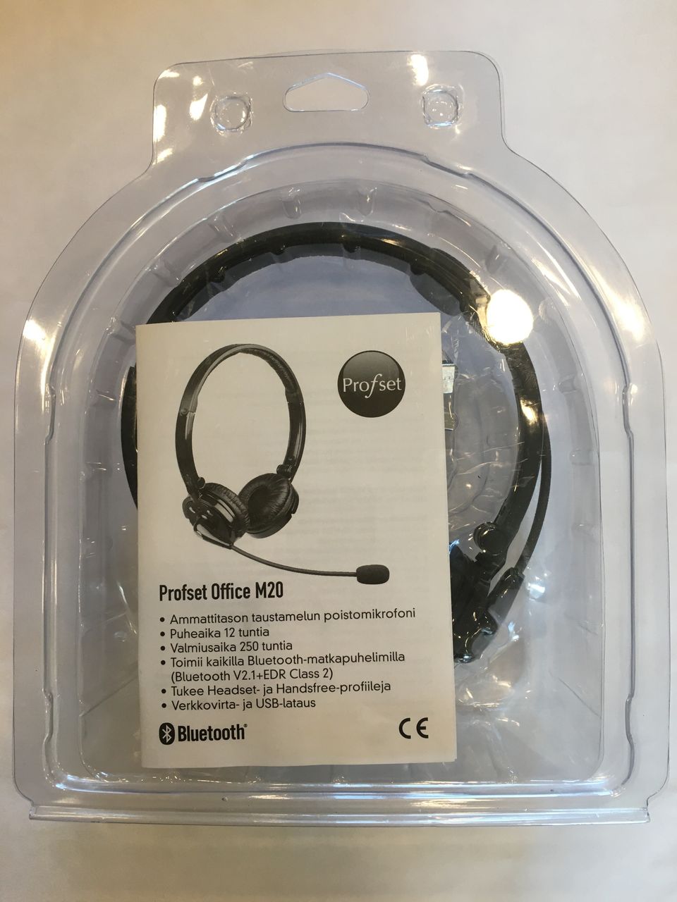 Profset Office M20 Bluetooth Handsfree Headset