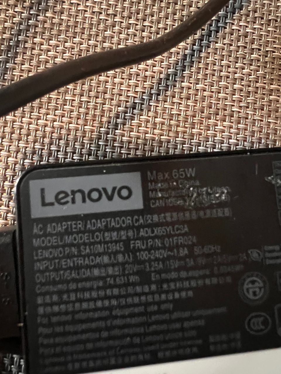 lenovo 65w laturi