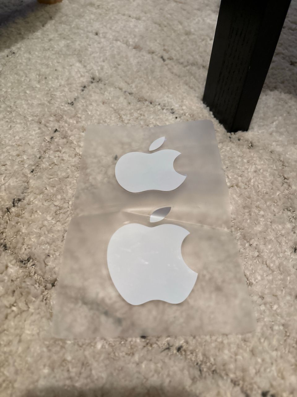 Authentic Apple logo stickers