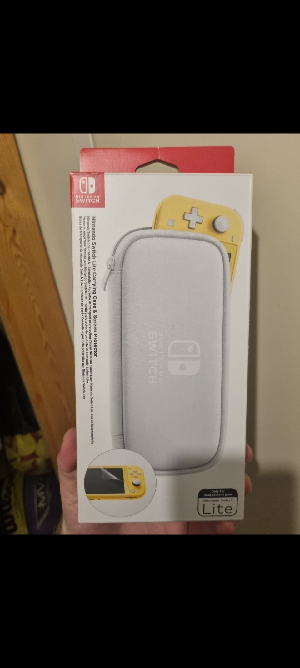 Nintendo switch lite kotelo ja näytönsuoja