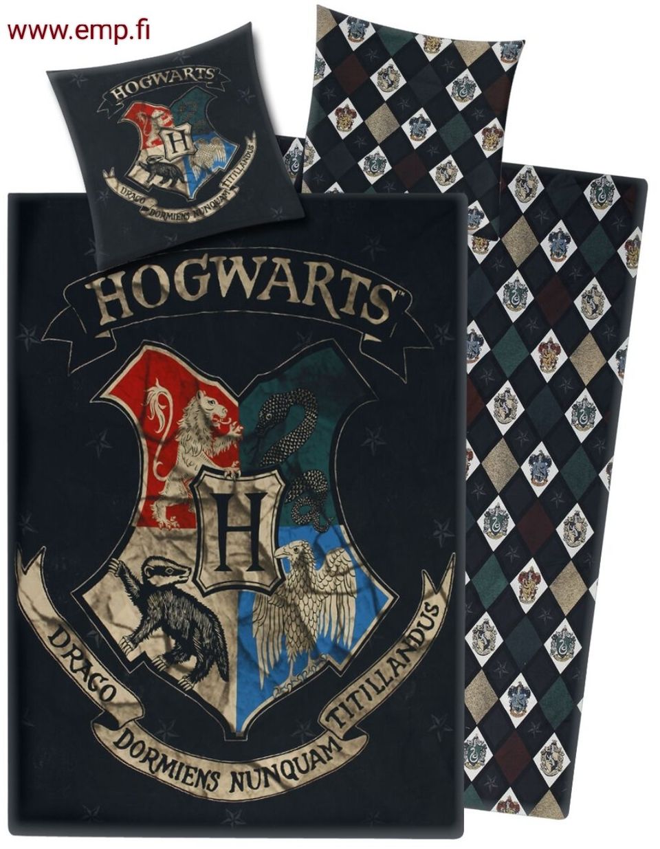 Harry Potter -pussilakanasetti ja siihen sopiva peitto
