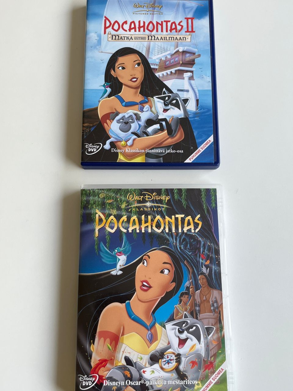 Walt Disney Pocahontas ja Pocahontas 2 matkalla uuteen maailmaan.